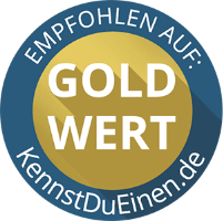 Gold-Auszeichnung von kennstdueinen.de